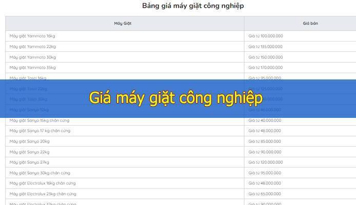 gia may giat cong nghiep